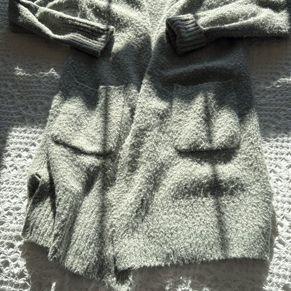 J Crew Long Grey Sweater - Picture 3 of 7